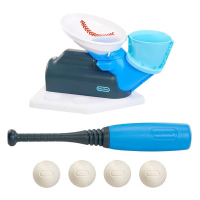 Little Tikes 2-in-1 Pop and Pitch Trainer Toy Baseball Set - 6pc | Target