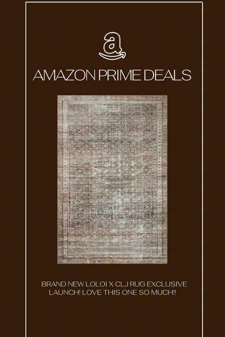New Loloi x CLJ rug!! Amazon prime day sales 

#LTKhome #LTKsalealert #LTKunder100