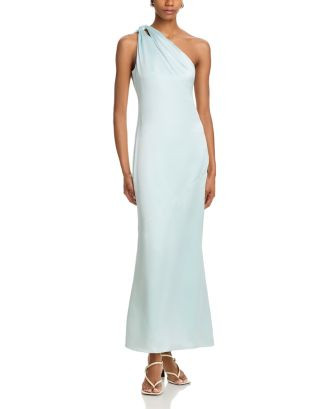 Daniella Satin One Shoulder Dress | Bloomingdale's (US)