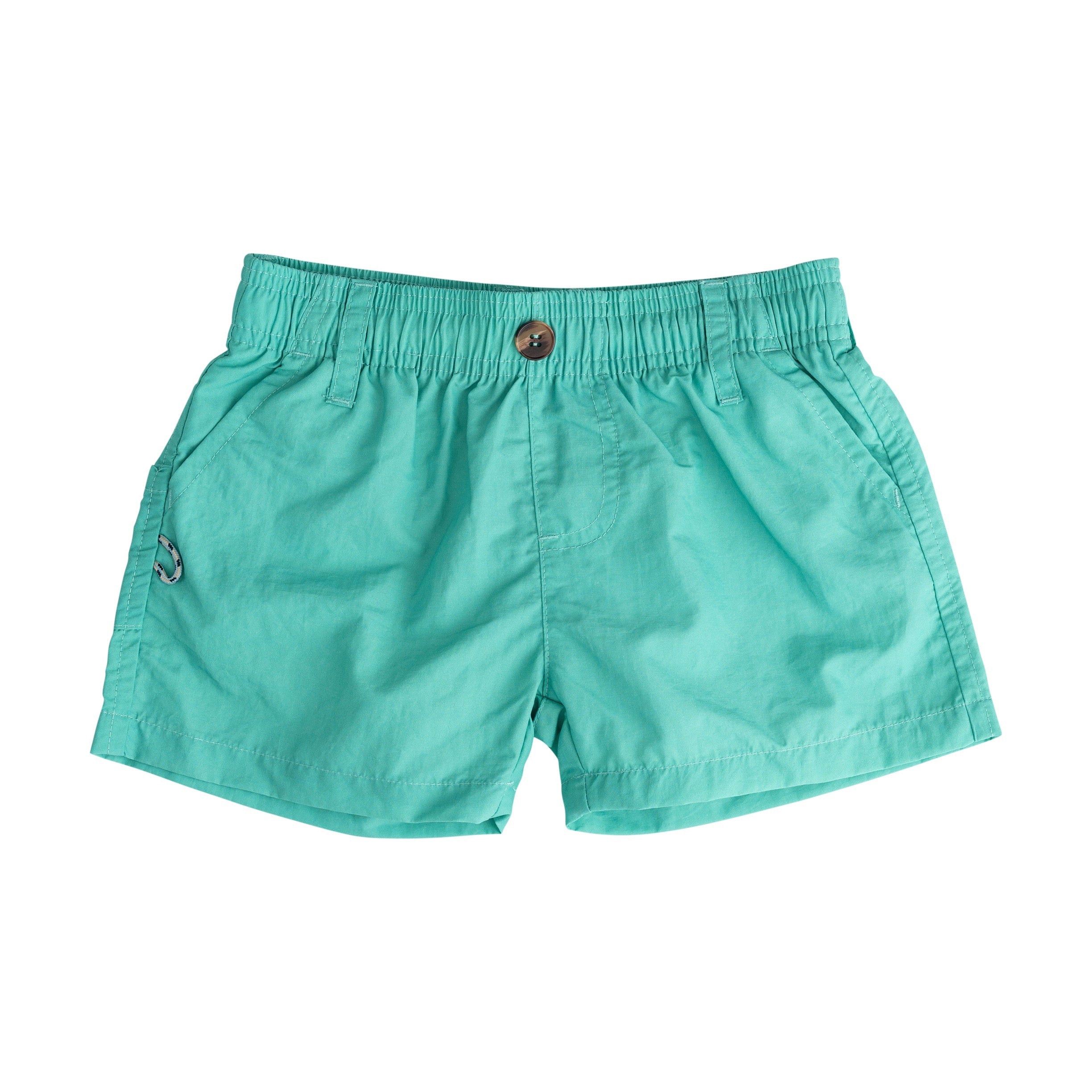 Boys' Outrigger Performance Shorts in Marine Green | PRODOH