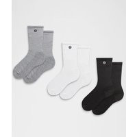 Unisex Daily Essential Crew Socks 3 Pack | Lululemon (US)