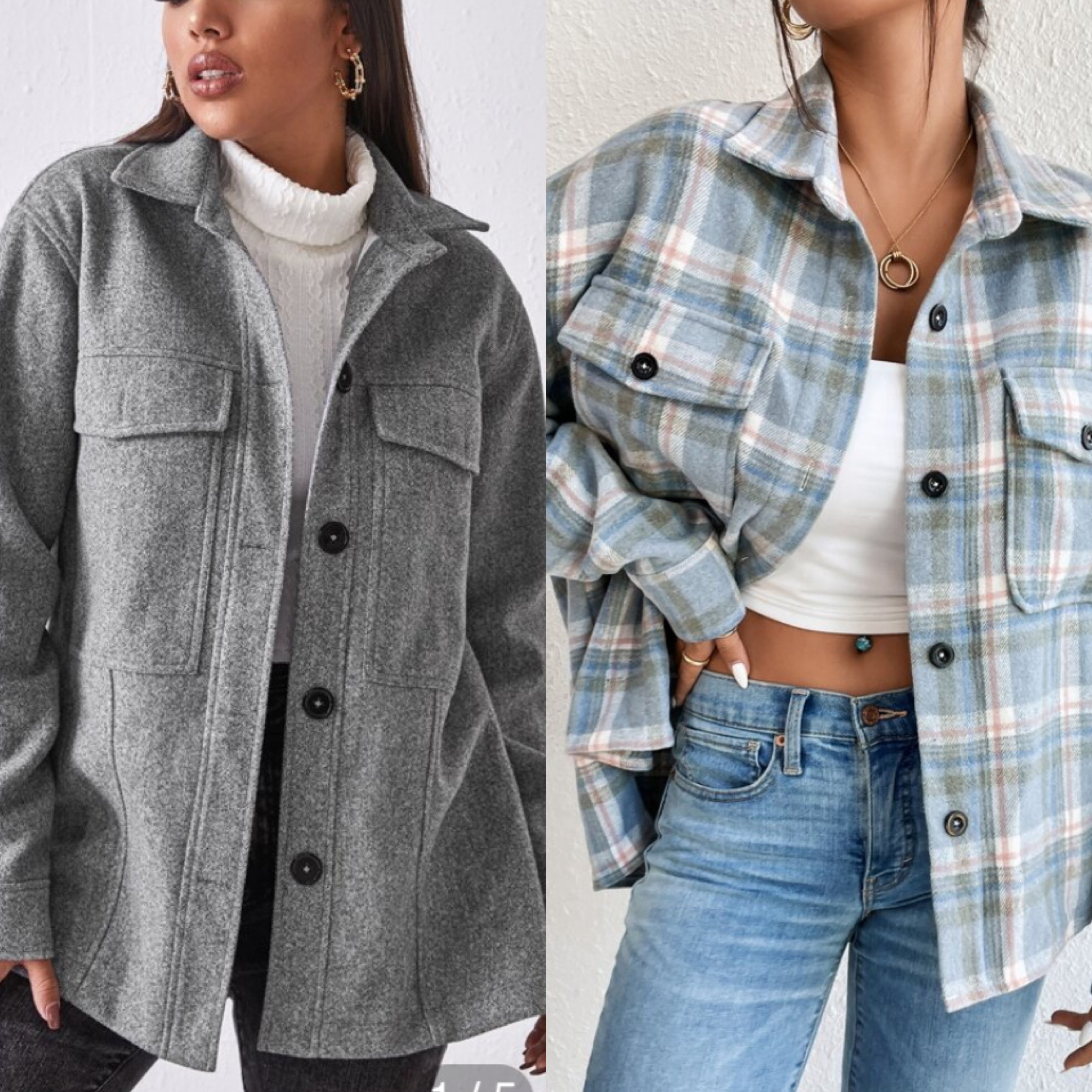 Shackets @shein @style @fallfashion @jacket #style #jacket #fallfashion #flannel #shacket 

#LTKunder50 #LTKstyletip #LTKSeasonal