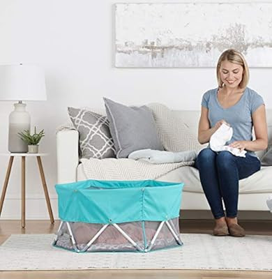 Regalo 2-in-1 Sensory My Play Baby Portable Bassinet, Indoor & Outdoor, Bonus Kit, Includes UPF C... | Amazon (US)