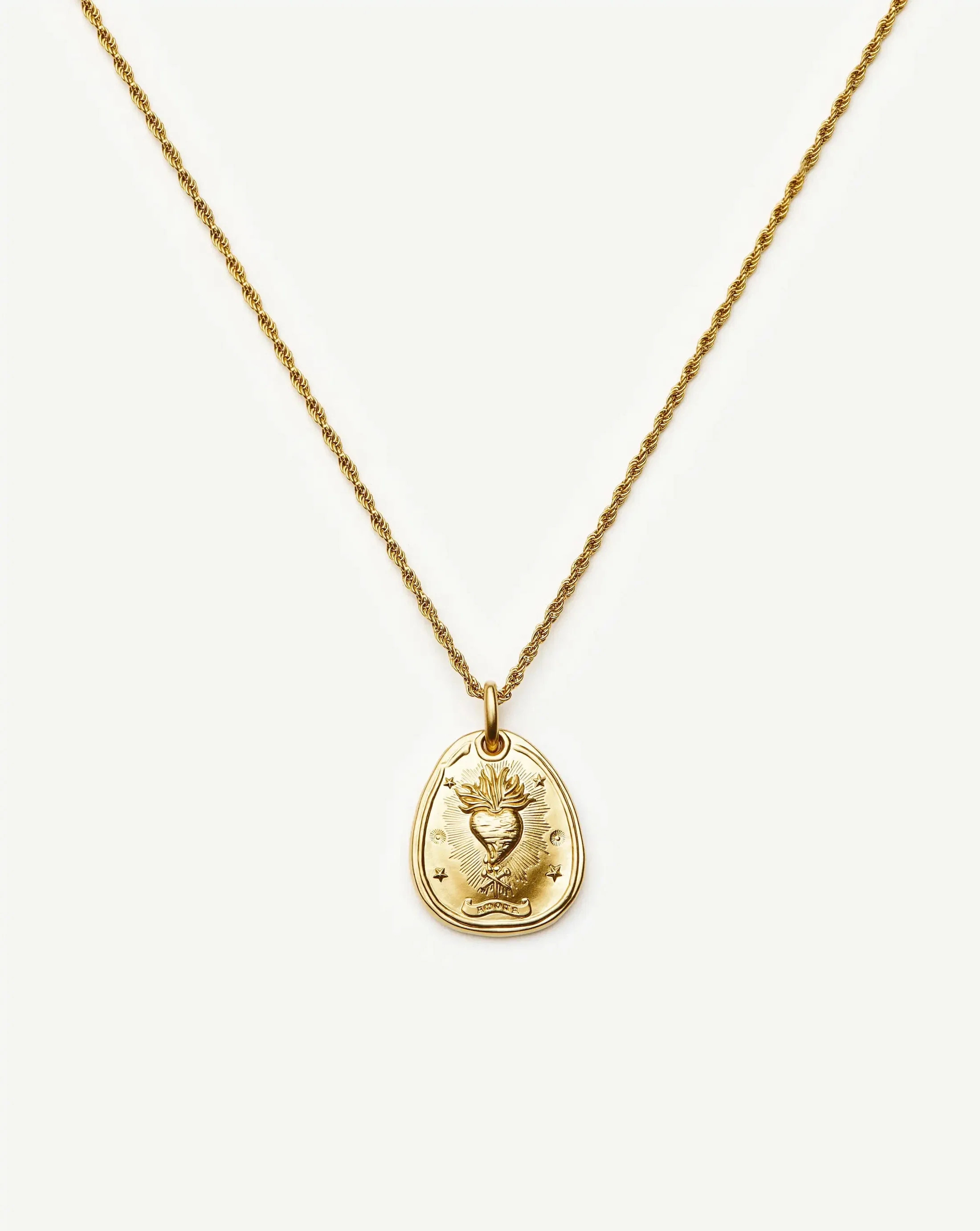 The Heart Talisman Necklace | Missoma UK | Missoma UK