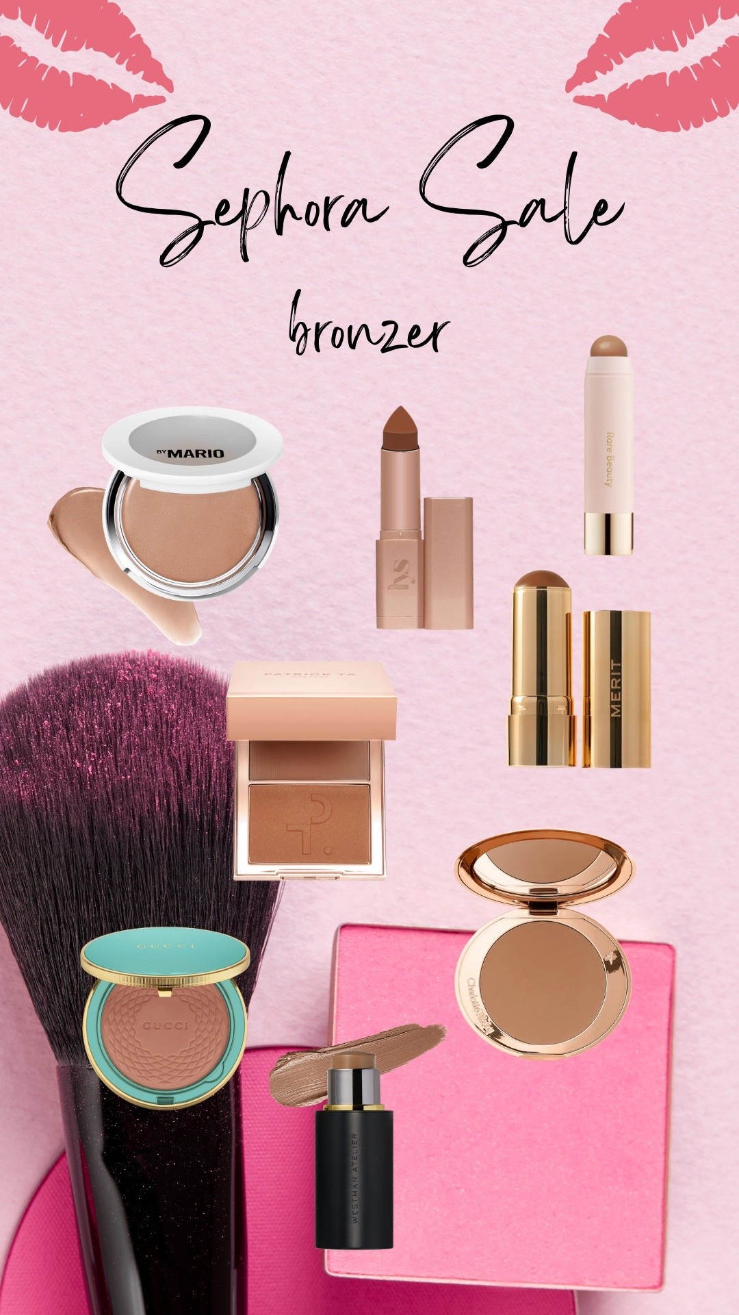 The Sephora sale is my favorite time of year to stock up on my favorite beauty products and try out a few new ones! What products are you purchasing this go round? 
Patrick ta, ysl beauty, haus labs, westman Atilier, mats, makeup by Mario, Dior 

Sephora, Sephora sale, VIB, beauty, blush, bronzer, foundation, highlighter, eyeshadow, eye liner, mascara, lip liner, lipstick, lip gloss, setting spray, setting powder, setting spray, primer, skincare, Patrick ta, merit, plus, haus labs, rare beauty, Gucci, Charlotte tilbury, lys, make up my Mario 