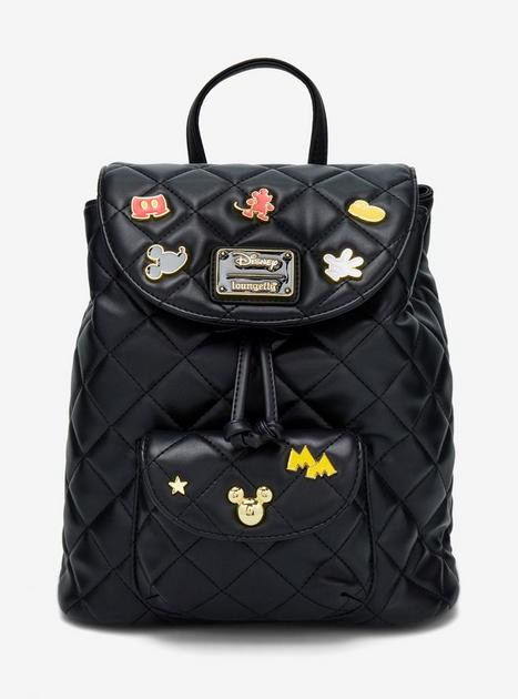 Loungefly Disney Mickey Mouse Icons Quilted Mini Backpack — BoxLunch Exclusive | BoxLunch