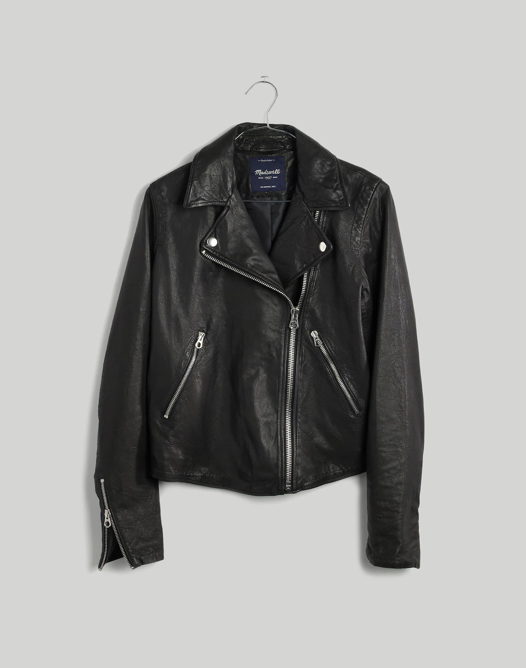 The Washed Leather Motorcycle Jacket | Madewell
