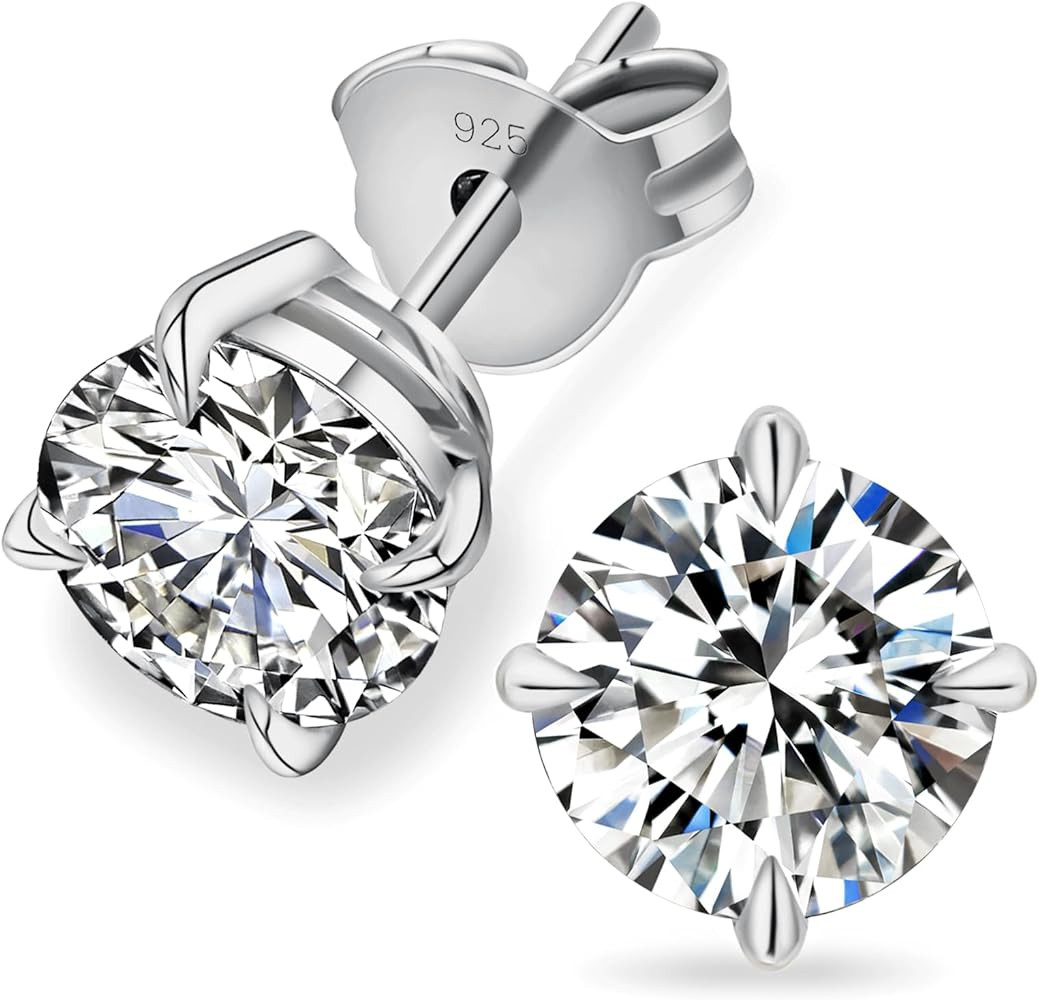 KRKC Moissanite Earrings for Women, Birthday Valentine's Day Gifts with Luxury Box, Lab Created M... | Amazon (CA)
