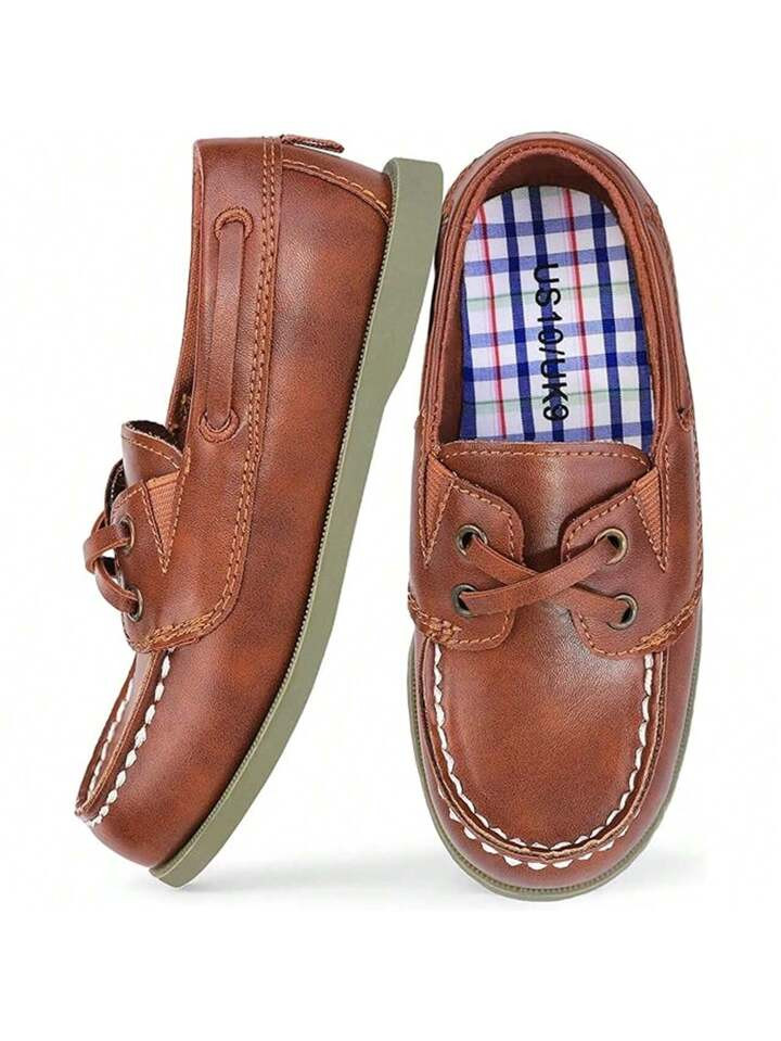 Festooning Boys Dress Shoes Casual School Shoes Slip On Boys Loafers (Toddler/Little Kid/Big Kid) | SHEIN
