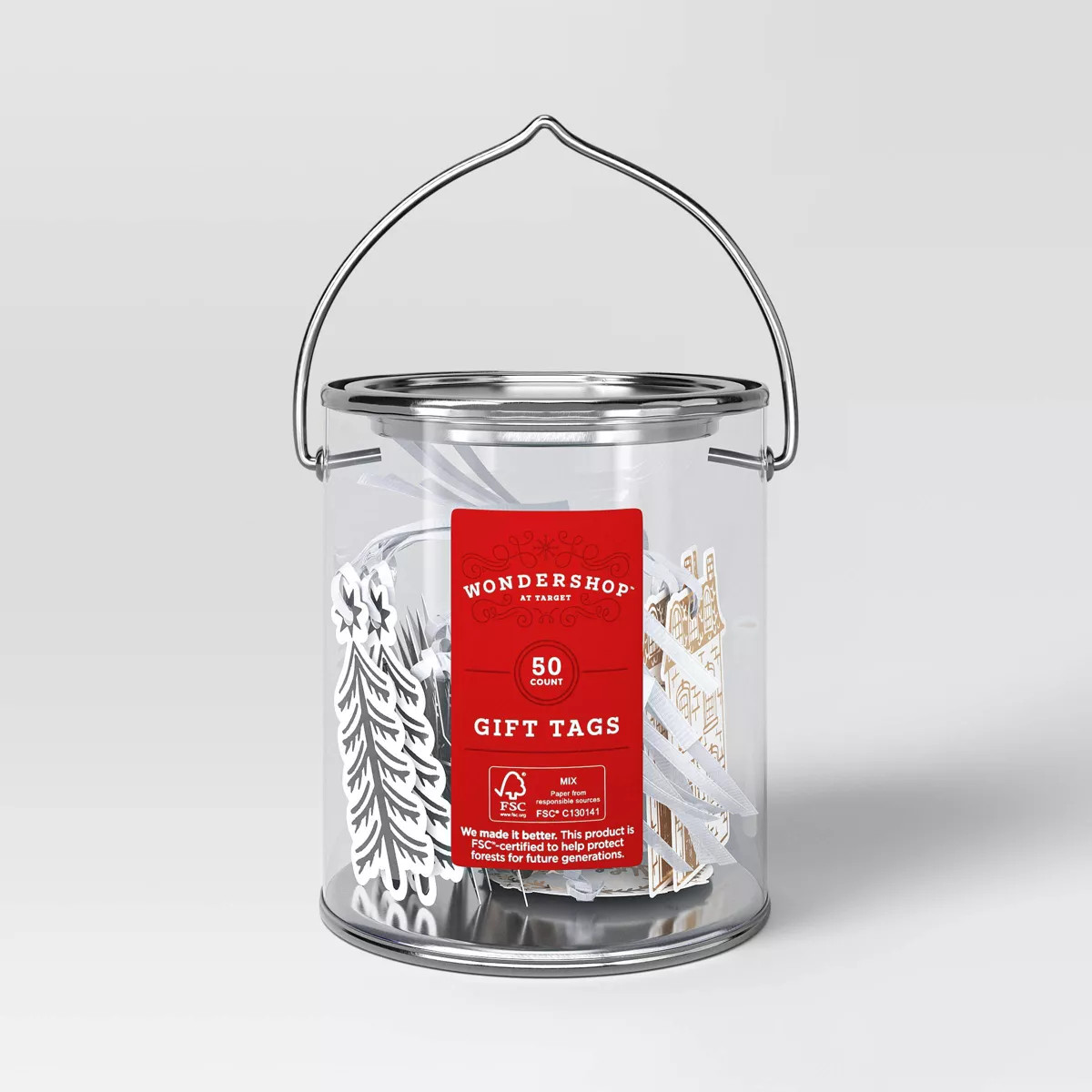 50ct Christmas Gift Tag Gold/Silver - Wondershop™ | Target