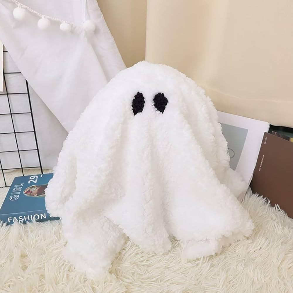 Cute Ghost Pillow, 12Inches Halloween Ghost with Pumpkin Pillow Plush for Gift, Cute Ghost Pillow... | Amazon (US)
