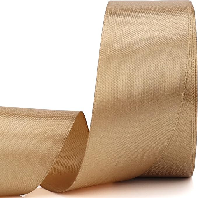 25 Yards 1-1/2 inches Wide Satin Ribbon Suitable for Wedding, Party and Gift Box Packaging Ribbon... | Amazon (US)