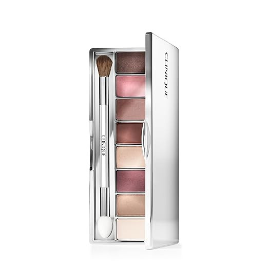 Clinique All About Shadow Eye Shadow Palette, 8 Silky + Buildable Shades | Black Honey, Pink and ... | Amazon (US)