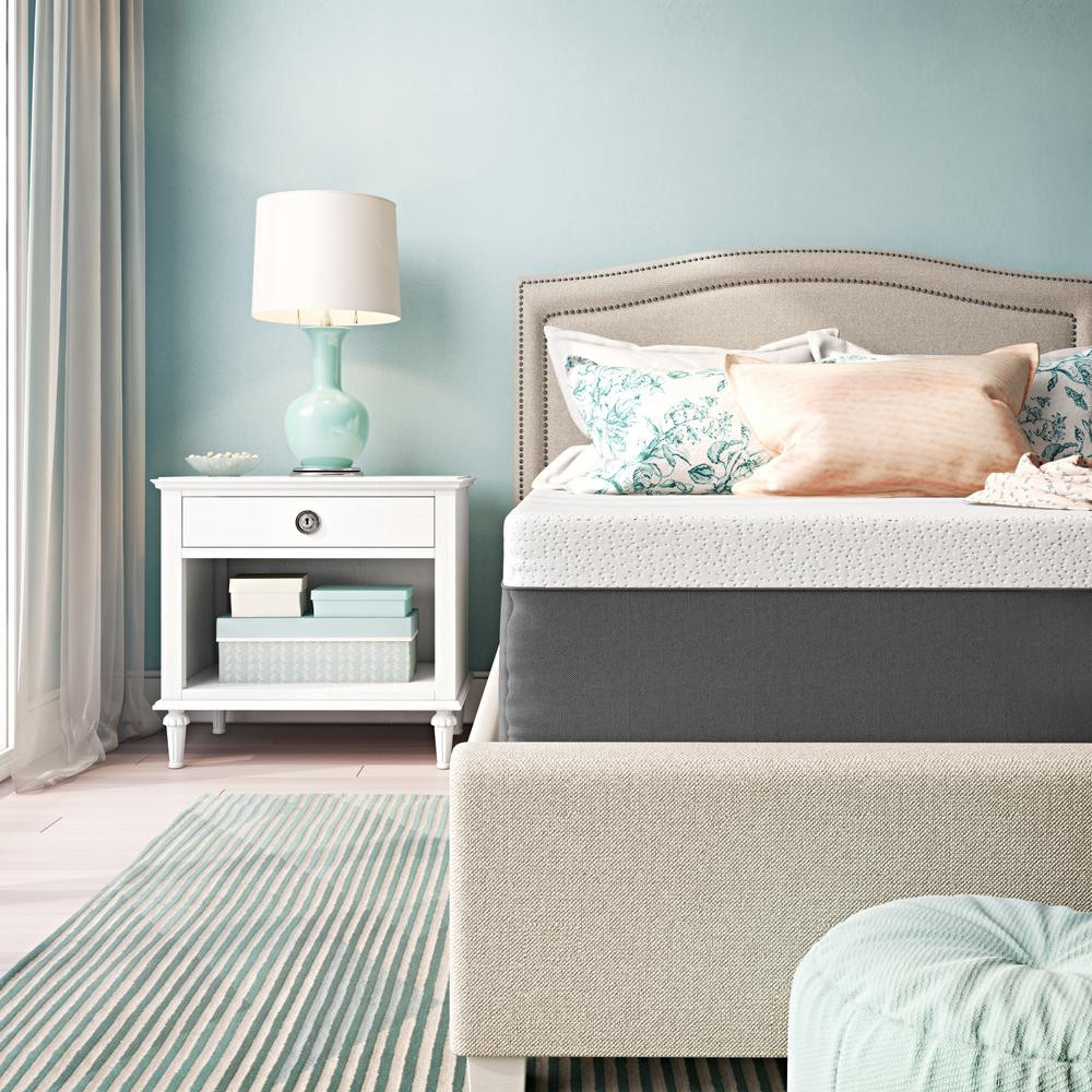 SLEEP OPTIONS Cool 12in. Plush Gel Memory Foam Tight Top Full Mattress-412179-1130 - The Home Dep... | The Home Depot