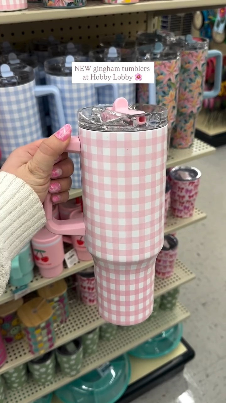 NEW gingham tumblers @hobbylobby 🌸

which one are you grabbing??

#hobbylobby #hobbylobbyfinds #hobbylobbystyle #hobbylobbyspringshop #hobbylobbyspring
{hobby lobby, hobby lobby finds, hobby lobby style, hobby lobby spring shop, hobby lobby spring}
