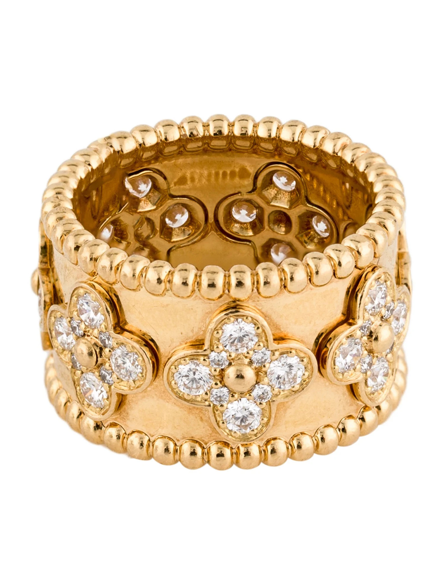 Perlée Clover Ring, Large Model | The RealReal