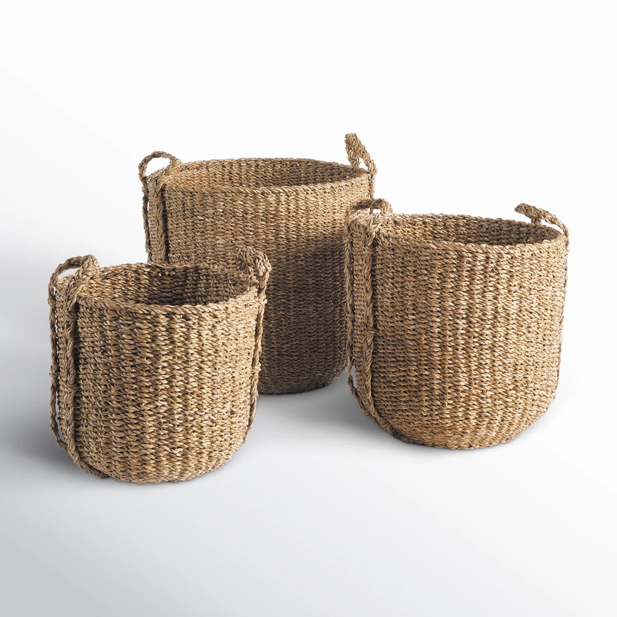 Charton 3 Piece Seagrass Basket Set | Wayfair North America