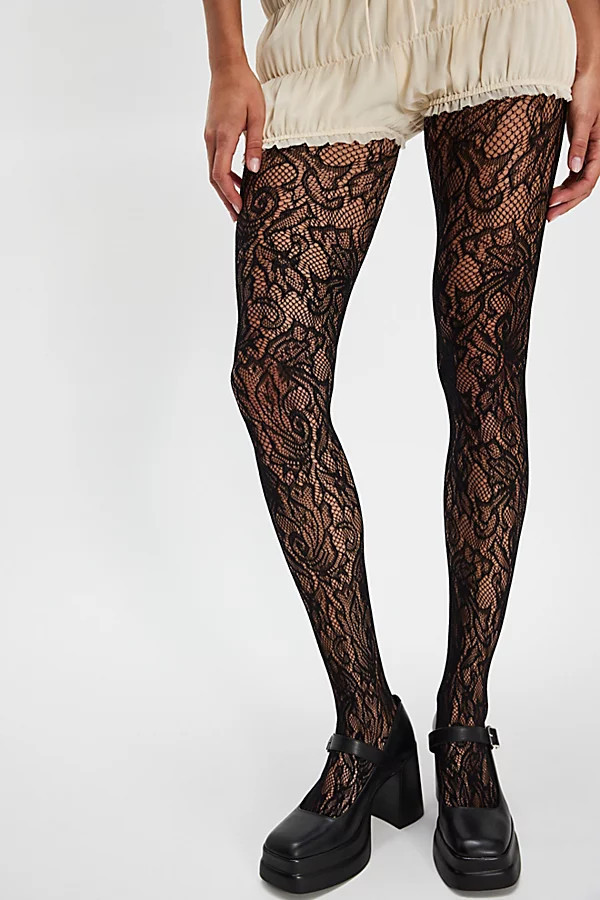 Openwork Lace Tights | Free People (Global - UK&FR Excluded)