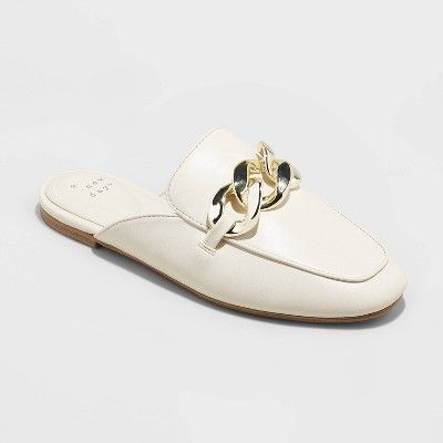 Women&#39;s Kiki Mules - A New Day&#8482; Off-White 8 | Target