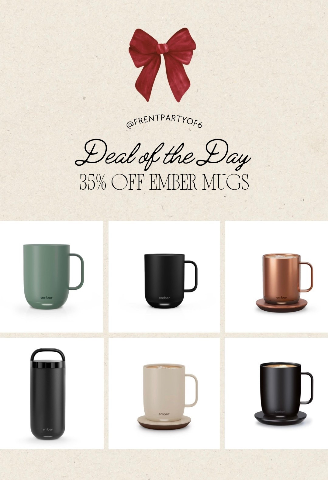 One day deal at Target, 35% off Ember mugs! Smart mugs to keep your coffee warm! The perfect gift for the coffee lover ☕️

#LTKGiftGuide #LTKSaleAlert #LTKFindsUnder100