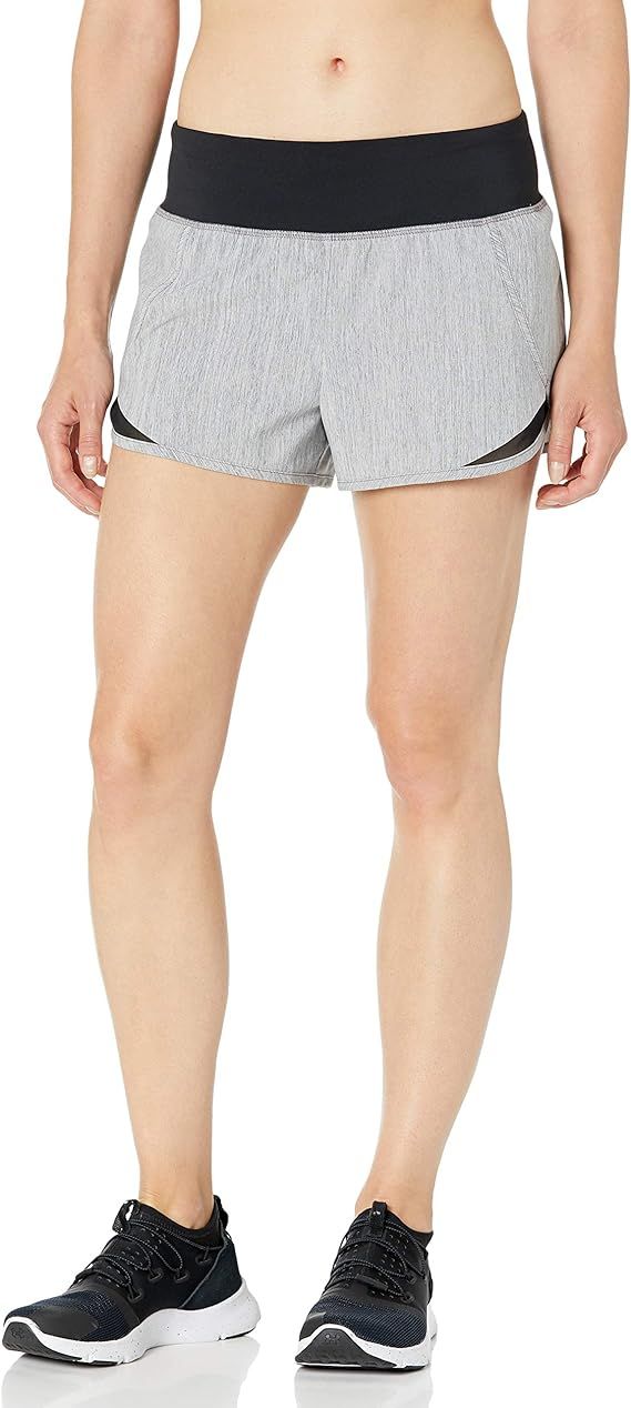 Amazon Brand - Core 10 Women's (XS-3X) Knit Waistband Woven Run Short with Internal Brief Liner a... | Amazon (US)
