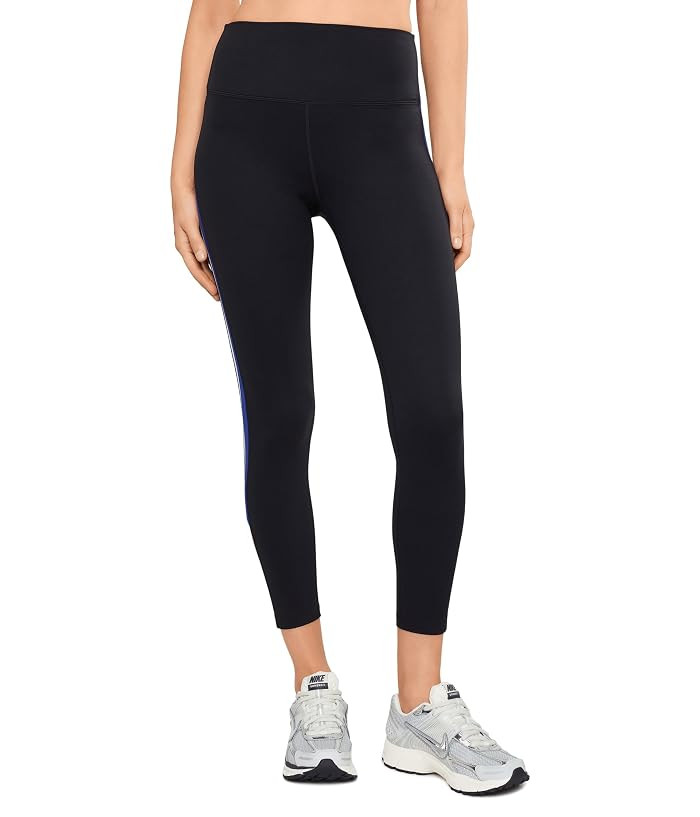 Splits59 Monah High-Waist Rigor Leggings 7/8 Women's Workout Black/Cobalt: XS One Size | Zappos.com