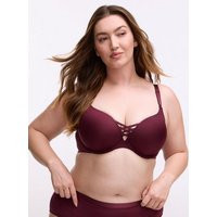 XO Plunge Push-Up Smooth Bra in Burgundy | Torrid (US & Canada)