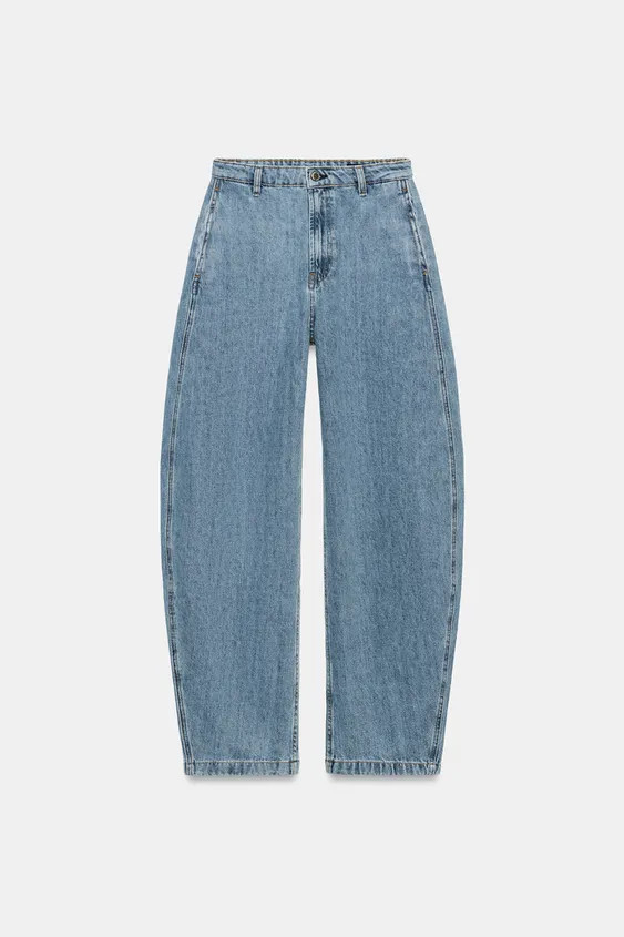 ZW COLLECTION BALLOON-JEANS MIT HIGH-WAIST | Zara DE