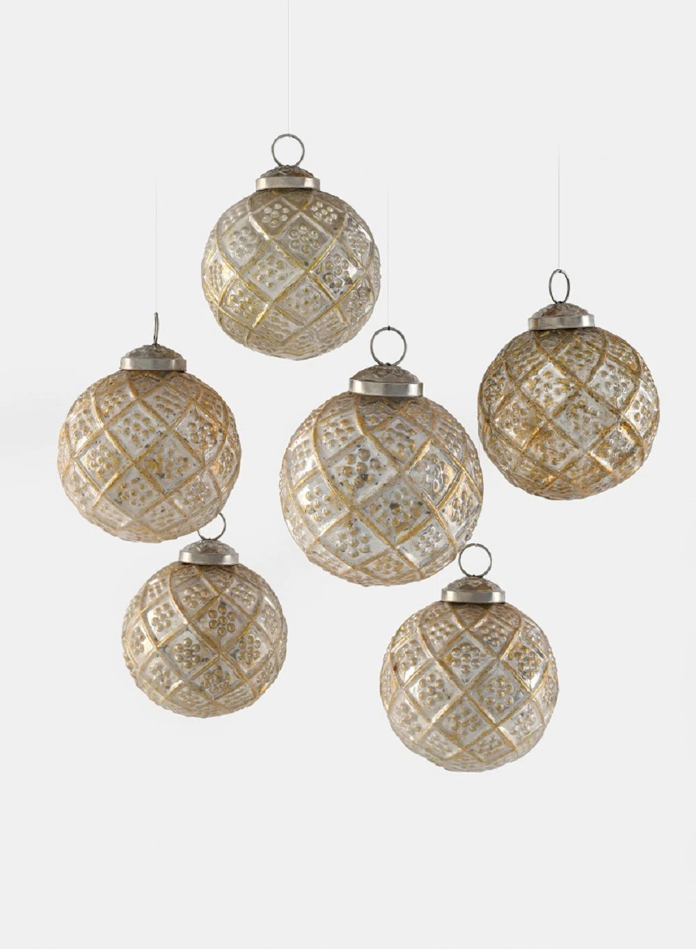 Glass Furniture Ball Ornament (Set of 6) | Wayfair North America