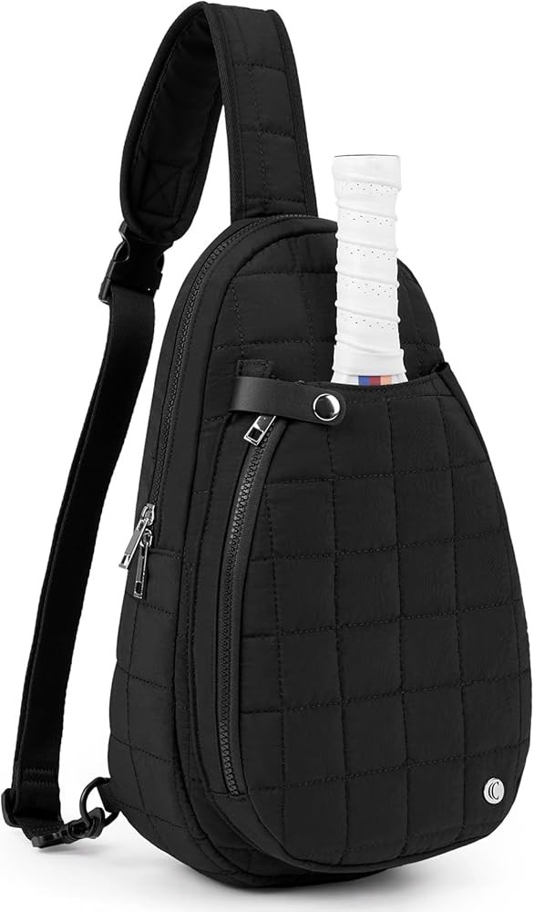 CLUCI Pickleball Bag for Women, Quilted Crossbody Bags for Women Men, Puffer Travel Sling Bag | Amazon (US)
