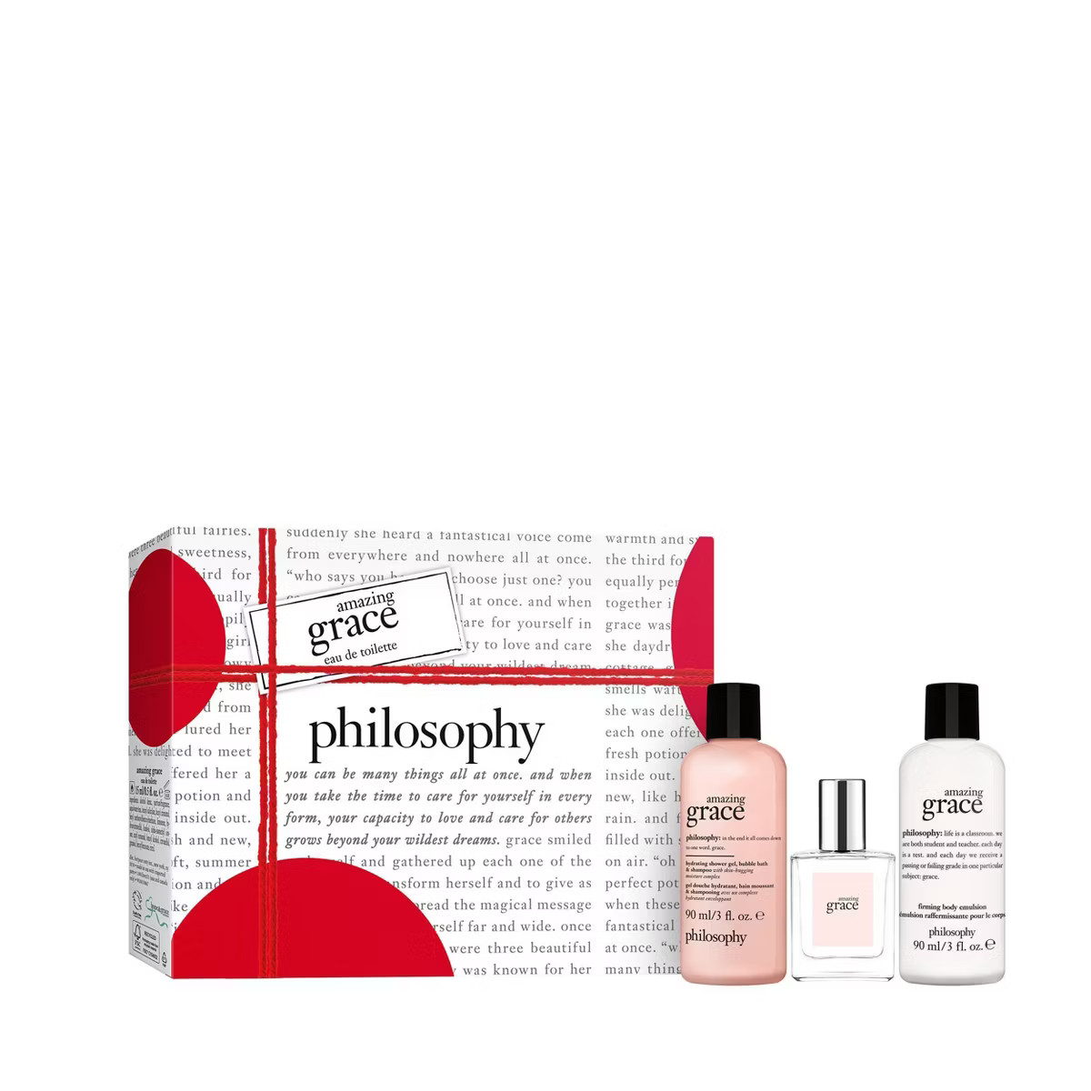philosophy Amazing Grace Eau de Toilette Mini Gift Set - 0.5 fl oz + 3 fl oz + 3 fl oz/3pc -Ulta ... | Target