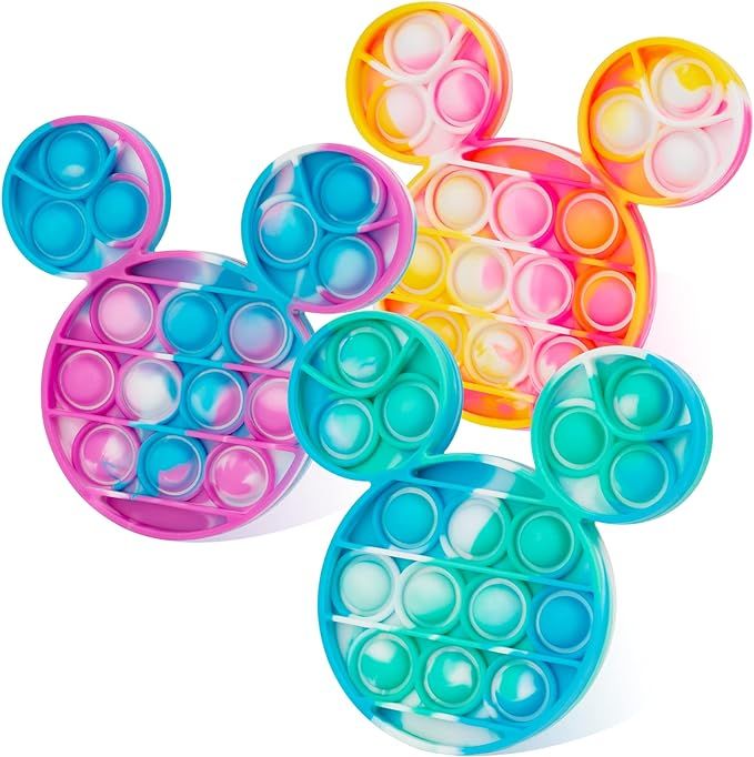 CONNOO Push Fidget Bubble Game Toys, Mouse Popper Fidget Toys for Stress Relief, Fidget Sensory T... | Amazon (US)