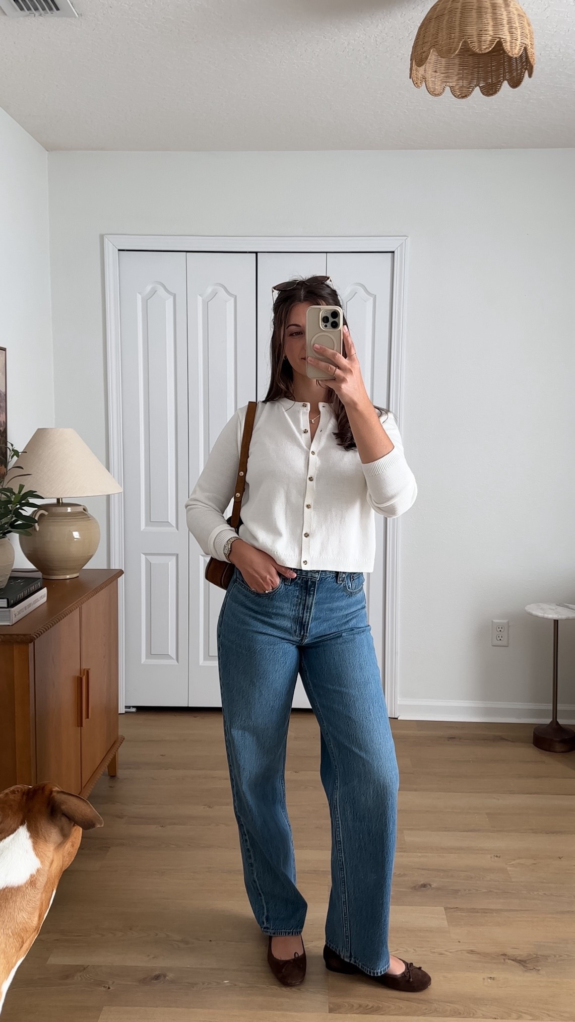 Outfit for errands! Wearing 26 regular jeans (I’m 5’5”) and small cardigan (it’s 100% cotton too!) 

#LTKSpringSale #LTKootd #LTKgrwm