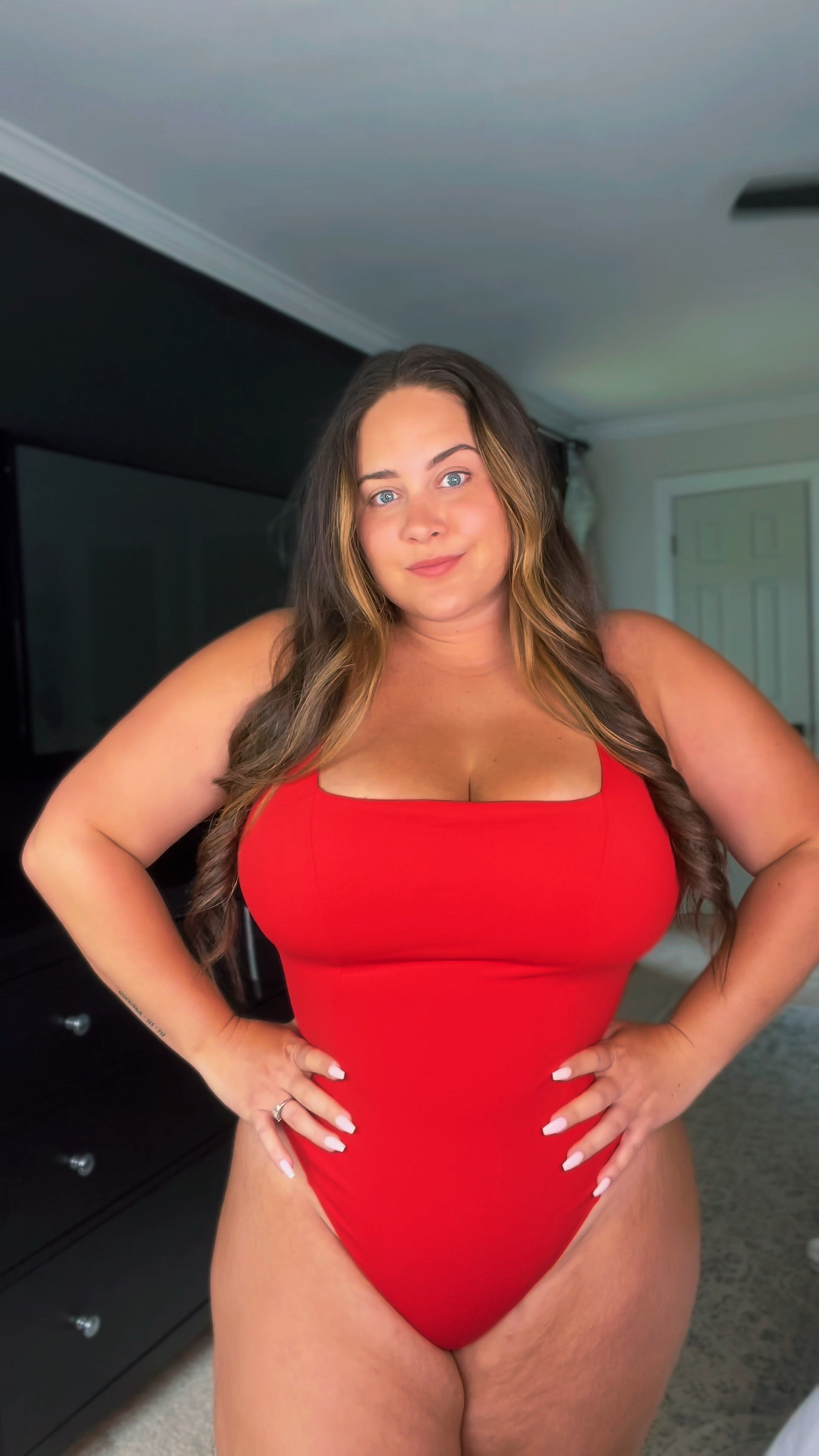 Shapewear swimsuit ♥️

#LTKswim #LTKcurves