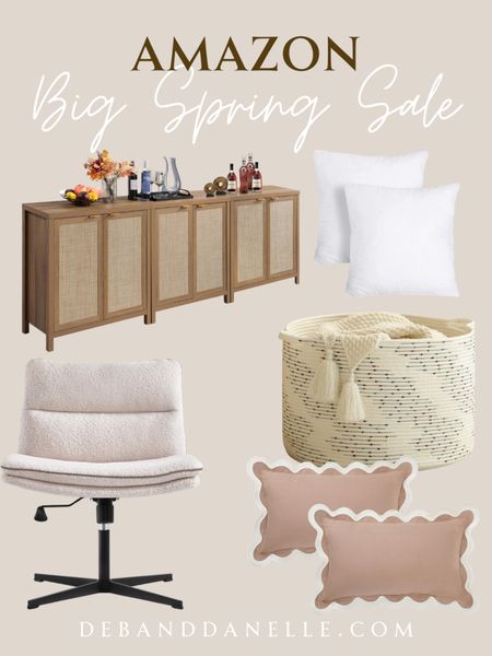 We selected a few of our favorite home choices from the Amazon Big Spring Sale! 

#amazon #bigspringsale #consoletable #crisscrosschair #throwpillow #basket 

#LTKsalealert #LTKhome