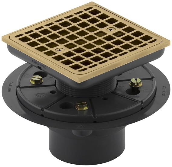 KOHLER K-9136-BGD Square Design Tile-In Shower Drain, Vibrant Moderne Brushed Gold | Amazon (US)