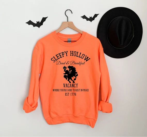 Sleepy Hallow sweatshirt, headless horseman Halloween sweatshirt, Disney Halloween sweatshirt, Di... | Etsy (US)