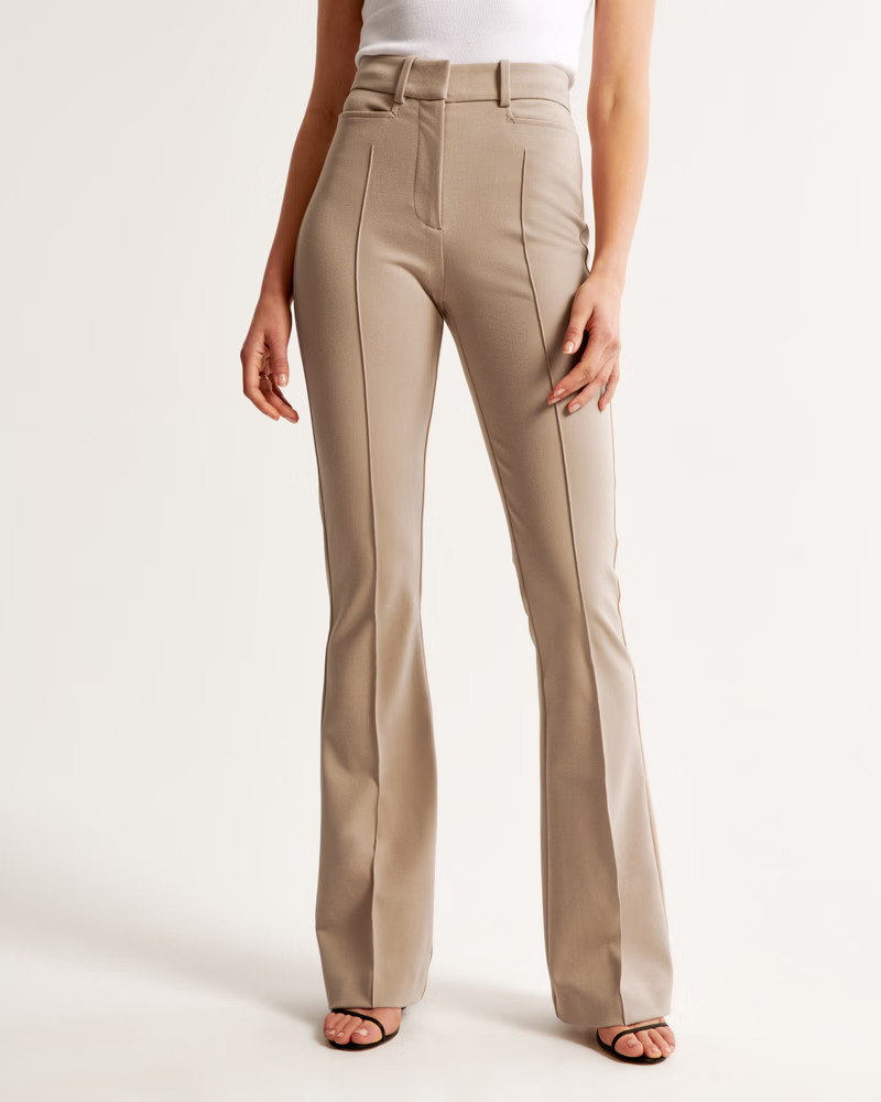 Women's High Rise Flare Pant | Women's Bottoms | Abercrombie.com | Abercrombie & Fitch (US)