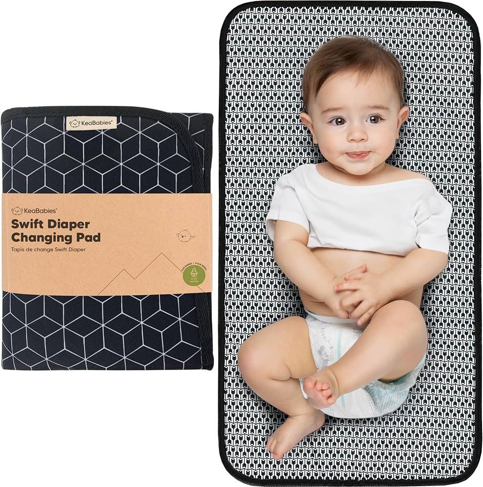 Portable Diaper Changing Pad - Waterproof Foldable Baby Changing Mat - Travel Diaper Change Mat -... | Amazon (US)