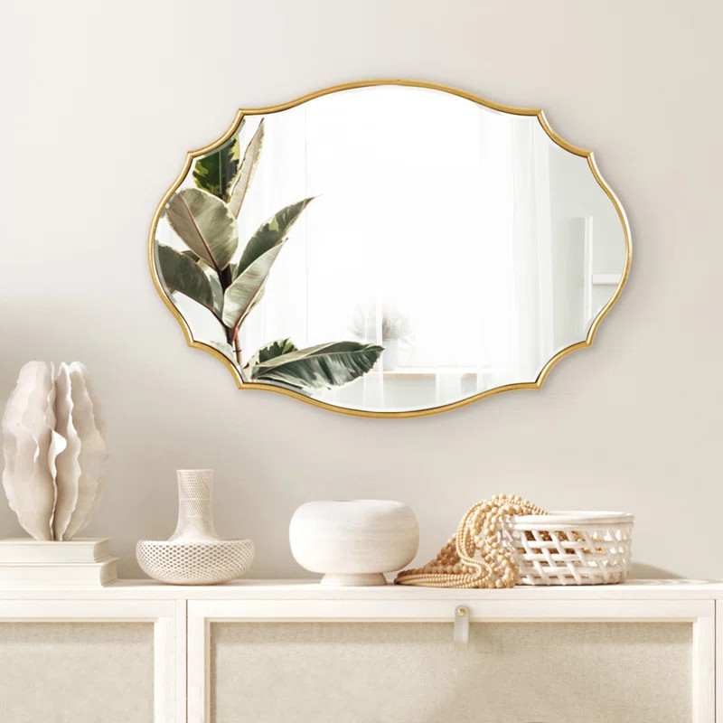 Negaunee Engineered Wood Flat Wall Mirror | Wayfair North America