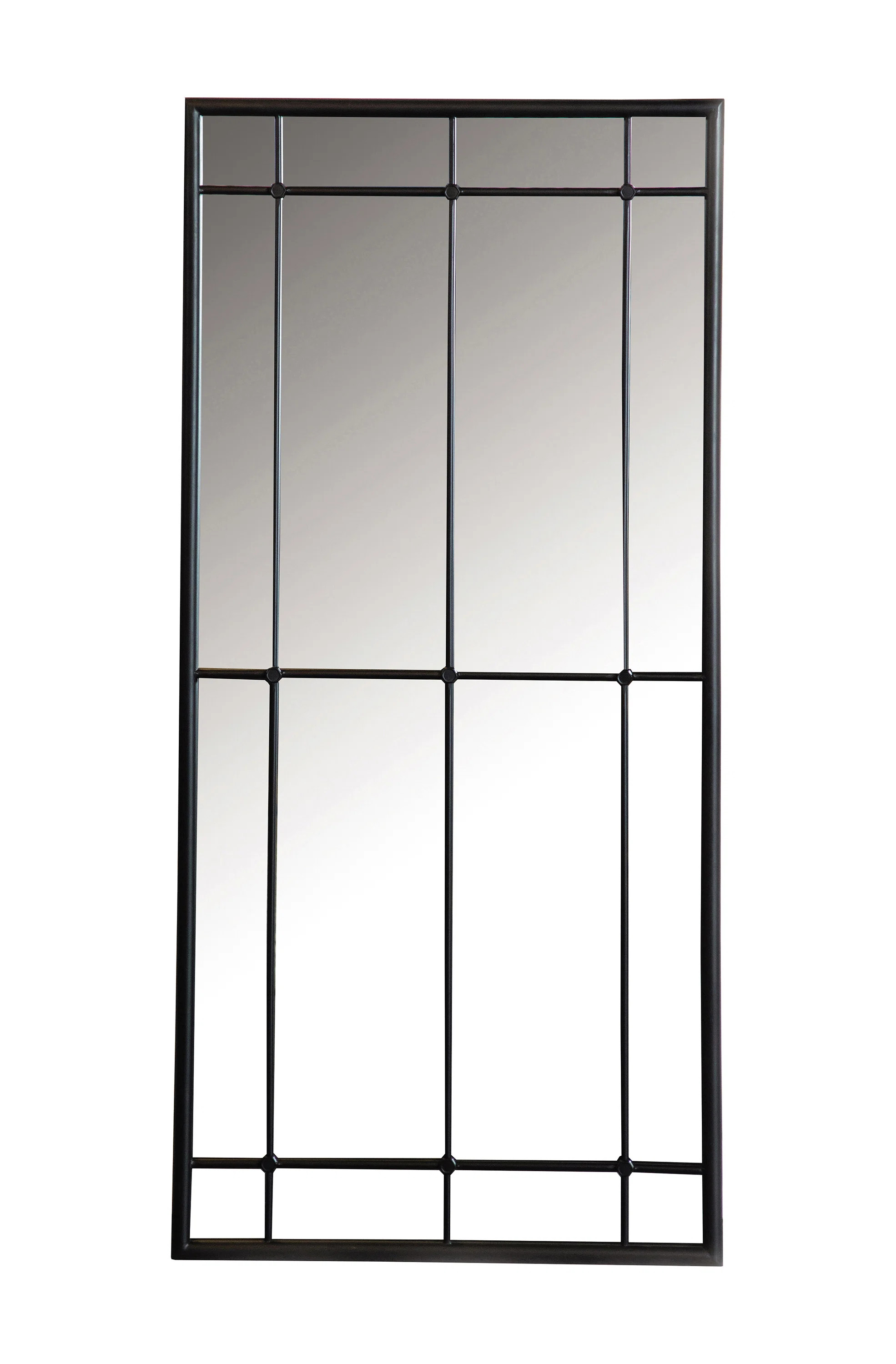 Auryana Metal Window Pane Mirror | Wayfair North America