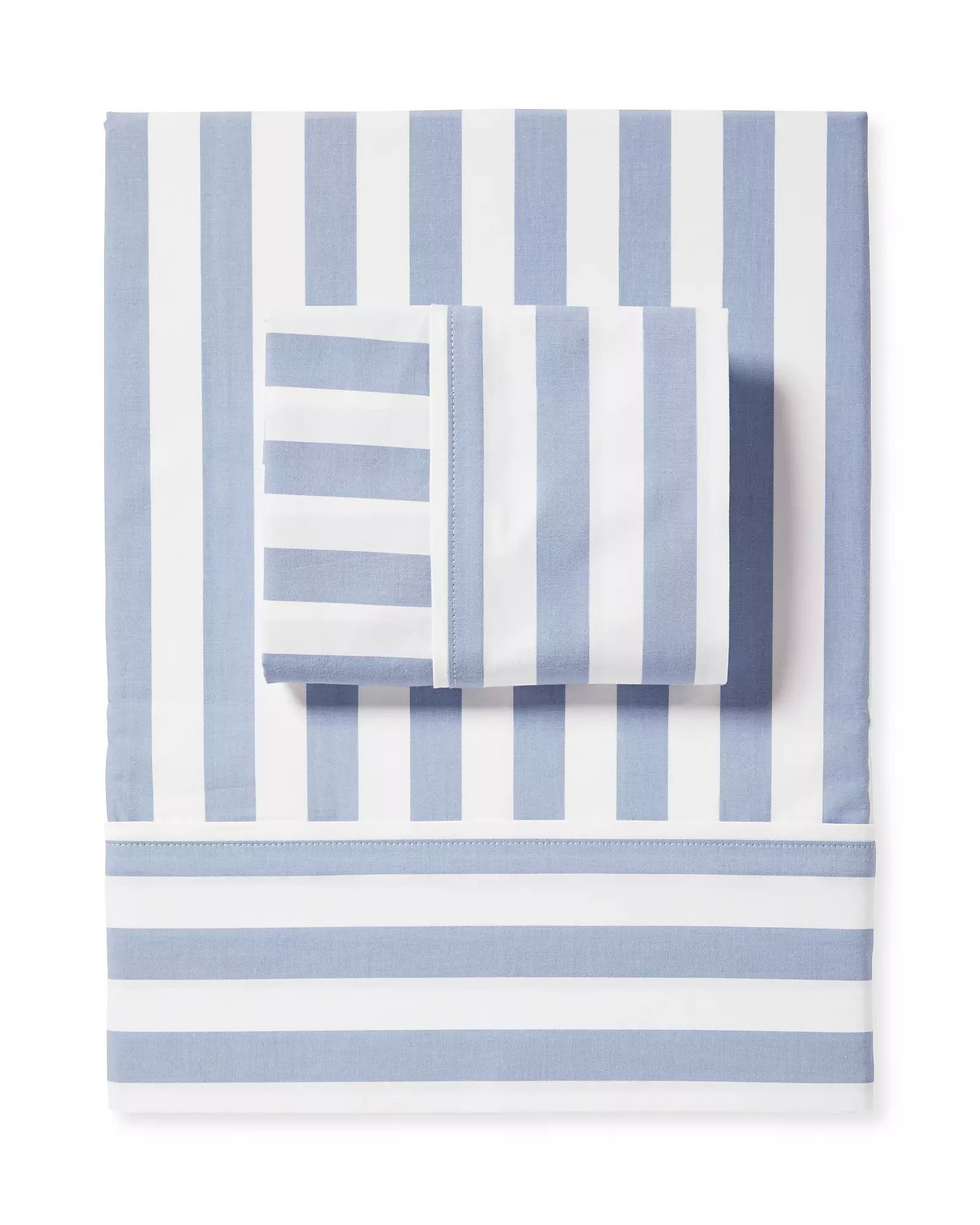 Beach Club Stripe Percale Sheet Set | Serena and Lily