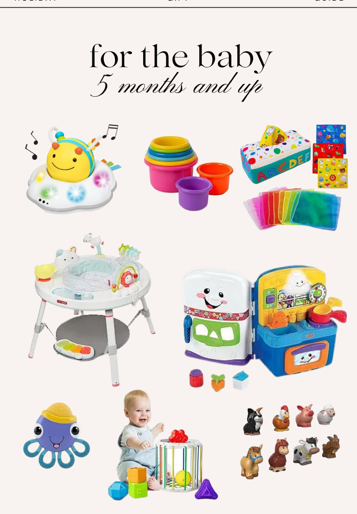 My son still plays with most of these now at 18 months! 

#LTKbaby #LTKGiftGuide #LTKHoliday