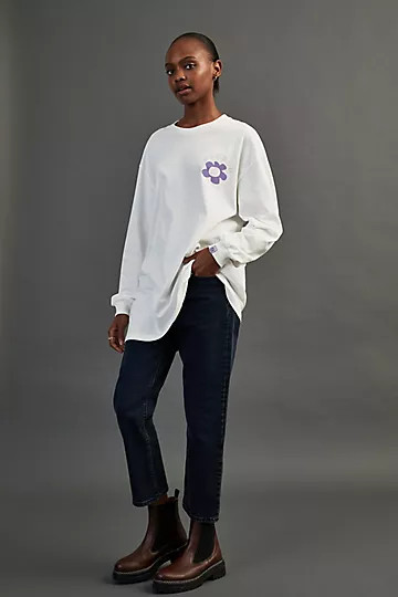 Damson Madder Floral Skate Tee | Anthropologie (UK)