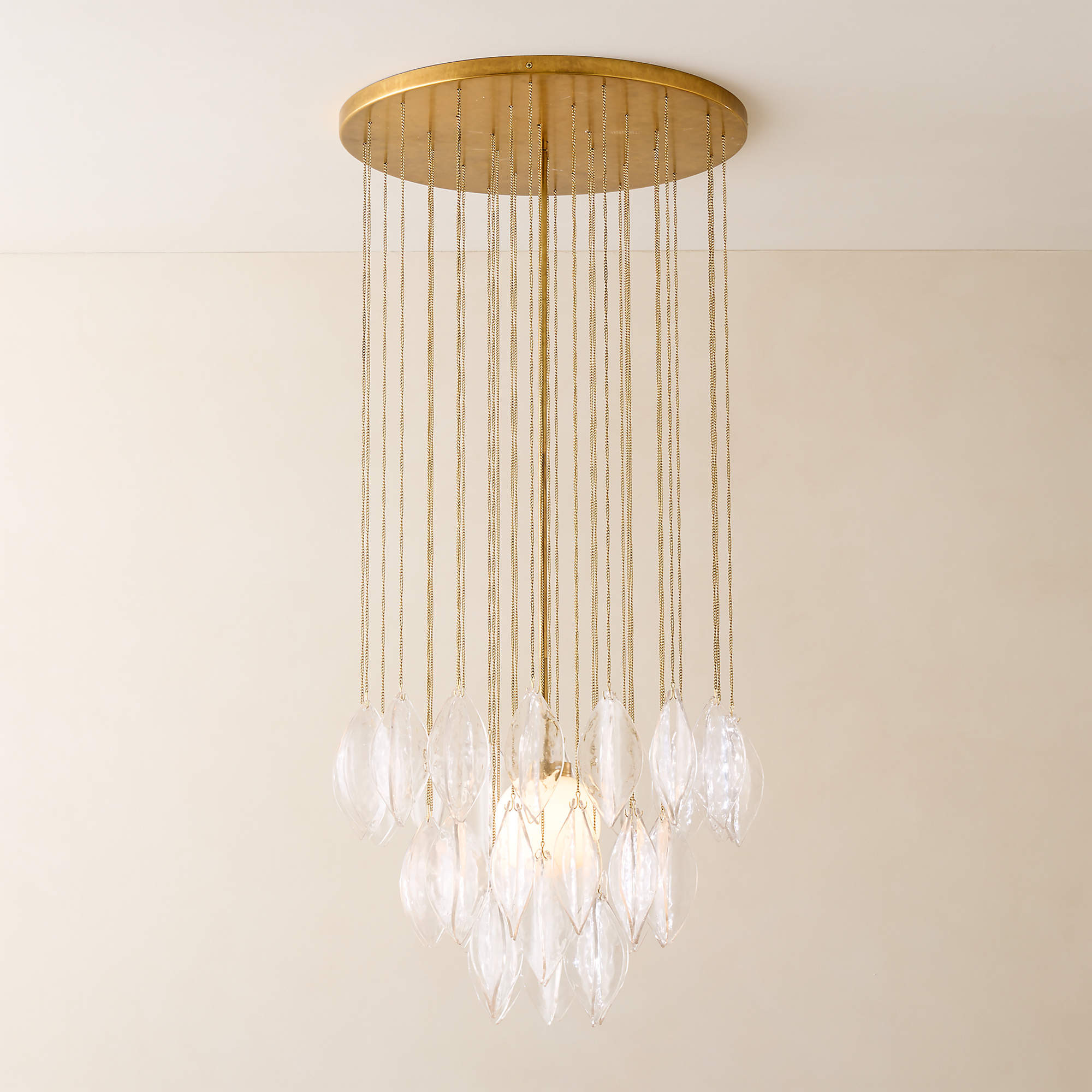 Bronwen Cast Glass Chandelier | CB2 | CB2