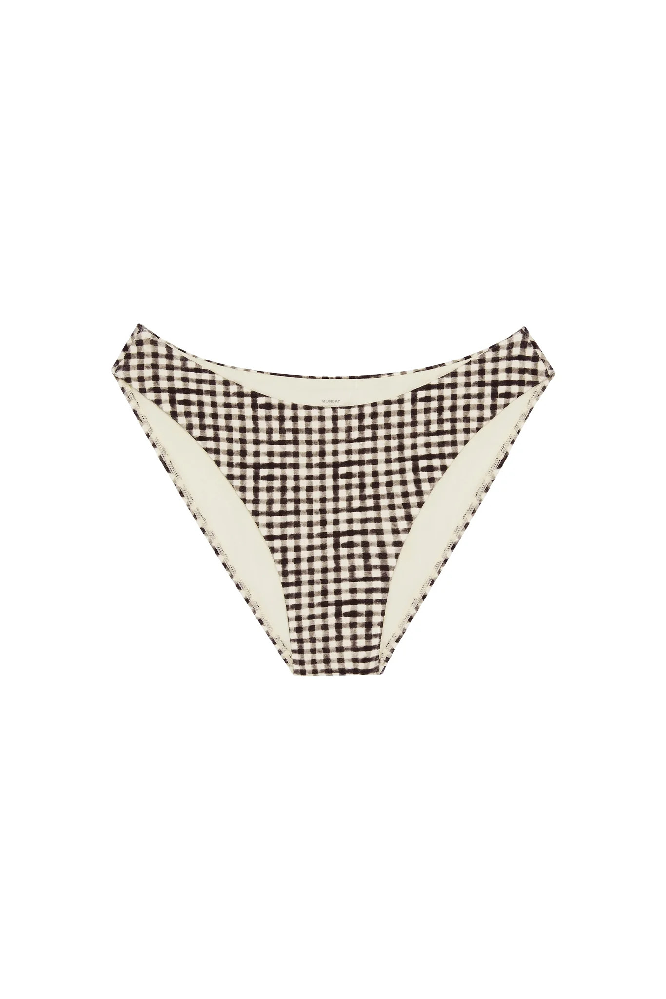 Seychelles Bottom - Black Gingham | Monday Swimwear