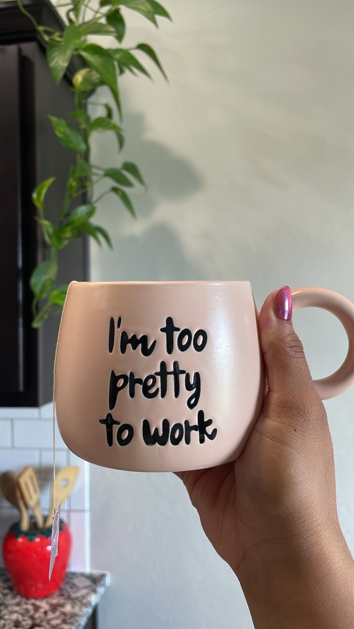 I’m too pretty to work mug 💖

#LTKHome