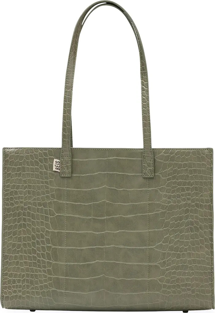 Croc Embossed Work Tote | Nordstrom