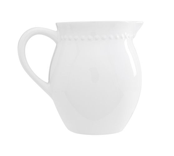 Emma Beaded Stoneware Pitcher | Pottery Barn (US)