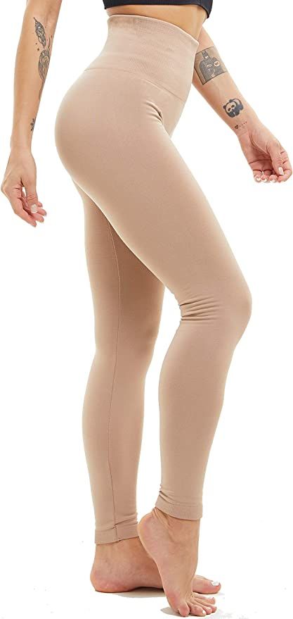 LUOYANXI Fleece Lined Leggings Women Thick High Waisted Winter Warm Leggings | Amazon (US)